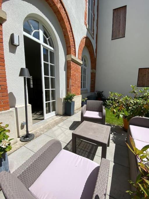 Studio Terrasse, Ancienne Maison De Champagne Reims Exterior photo